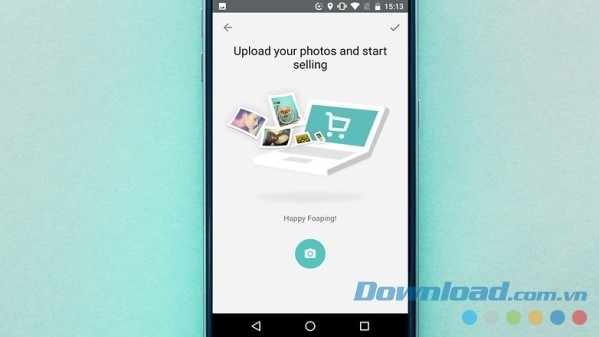 Bán ảnh kiếm tiền trên Android