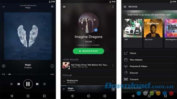 Ứng dụng âm nhạc cho dân lái xe