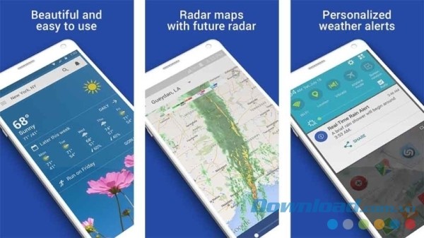 Ứng dụng thời tiết miễn phí tốt nhất