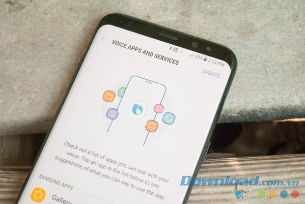 Kiểm tra ứng dụng tương thích trên Bixby