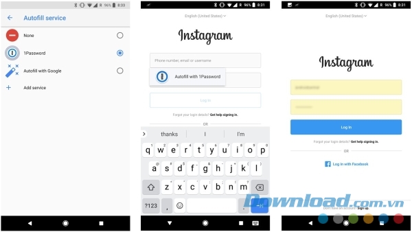 Đăng nhập ứng dụng nhanh chóng