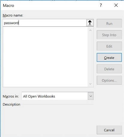 Đặt tên cho Macro trên Excel