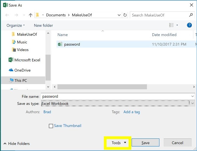 Thiết lập file Excel ở chế độ Read-Only (Chỉ đọc)