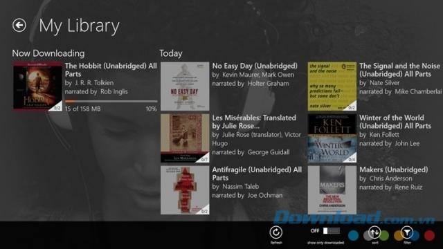 Audiobooks from Audible