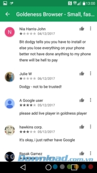 Bình luận trên Store