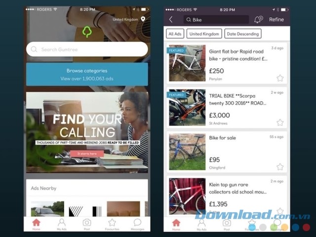 Gumtree Local Ads cho iOS