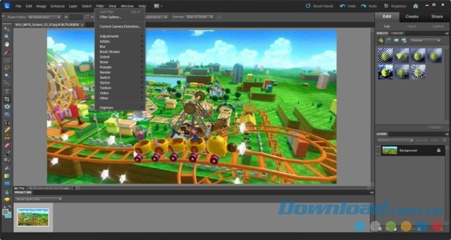 bộ lọc ảnh trong photoshop
