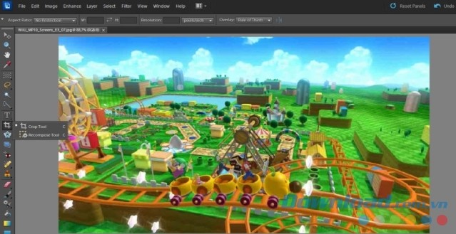 định lại khung ảnh