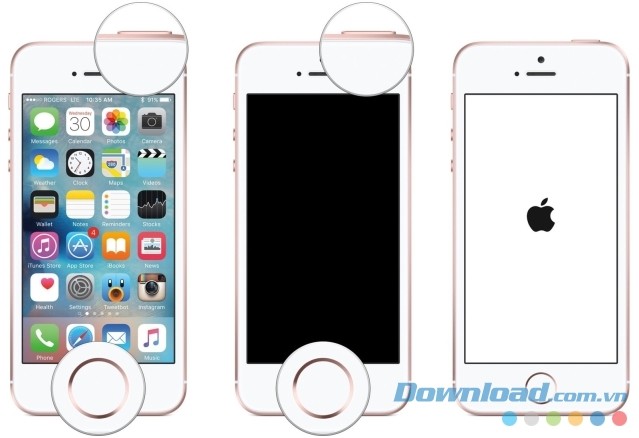 Có nhiều cách khởi động lại iPhone