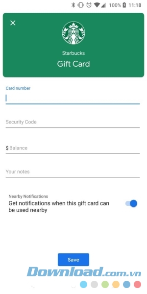 Bổ sung thông tin vào thẻ