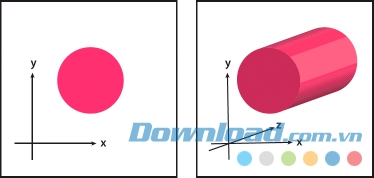 Adobe Illustrator vẽ vật thể 3D