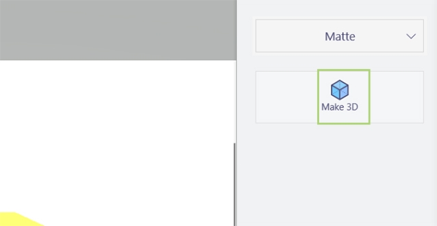 Make 3D trong Paint 3D