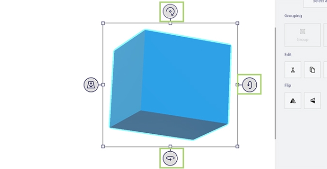 Xoay các góc vật thể