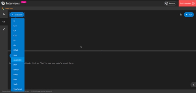 Trình chỉnh sửa code trong Skype