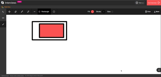 Bảng trắng trong Skype