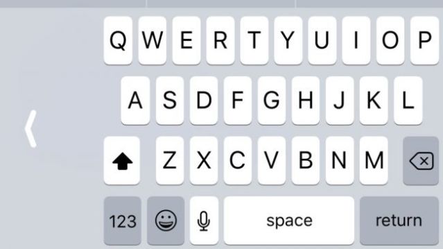 Tự động hoàn thiện văn bản của ios 12