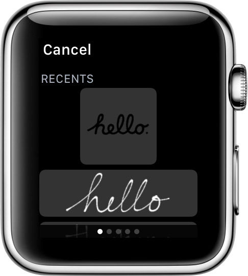 Gửi tin nhắn viết tay