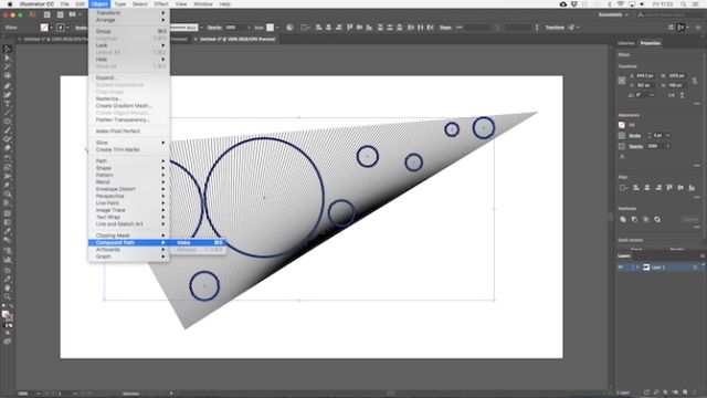 Tạo đường phức hợp trong Adobe Illustrator