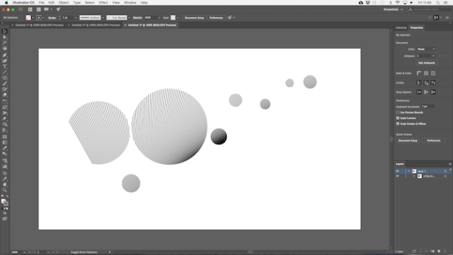 Tạo nhiều đường phức hợp trong Adobe Illustrator
