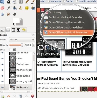 Ảnh chụp màn hình có hiệu ứng phóng to