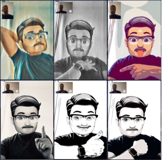 Bộ lọc đa hiệu ứng của FaceTime