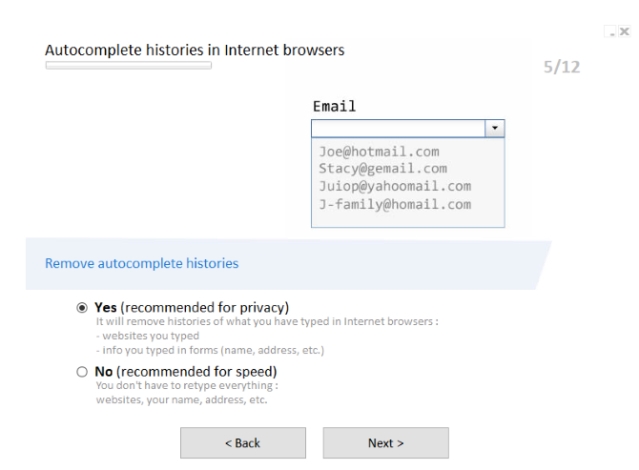 Privazer quét hệ thống sạch sẽ