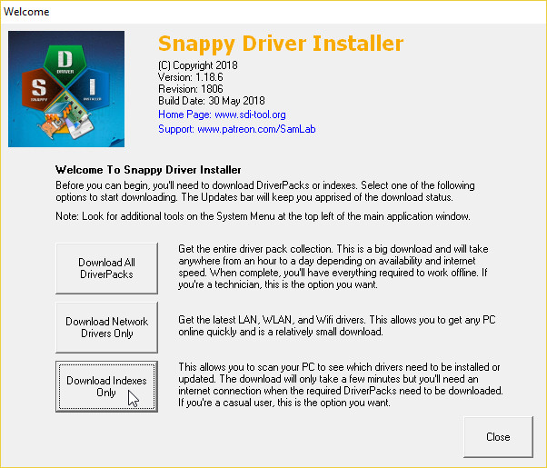 snappy driver installer