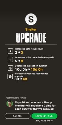 nâng cấp đồ trong The Walking Dead: Our World