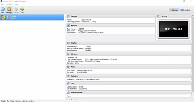 Phần mềm ảo hóa VirtualBox