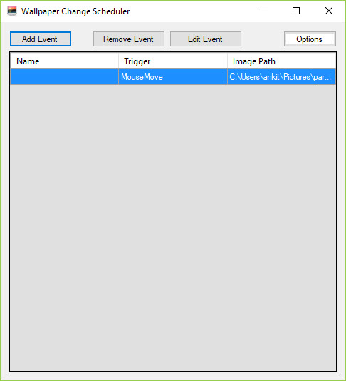 Hoàn tất thiết lập hình nền trên Wallpaper Change Scheduler