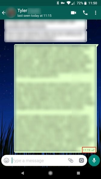Tắt tính năng đã xem trên whatsapp