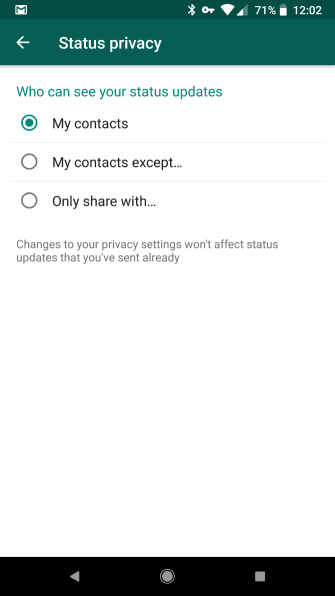 Trạng thái riêng tư