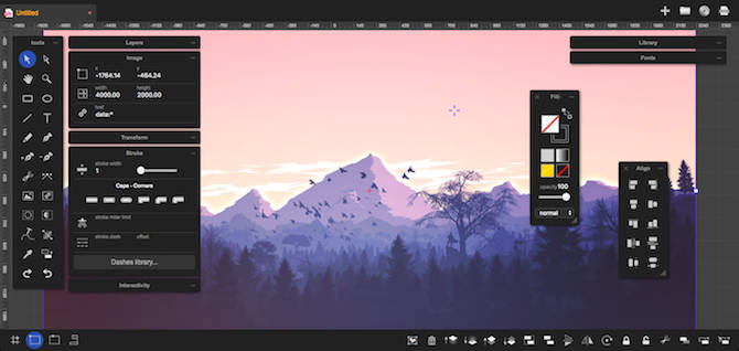 Janvas thay thế Adobe Illustrator