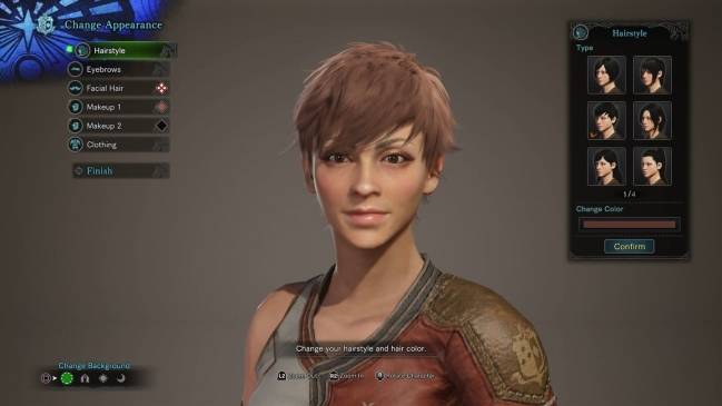 Tùy biến nhân vật trong Monster Hunter World