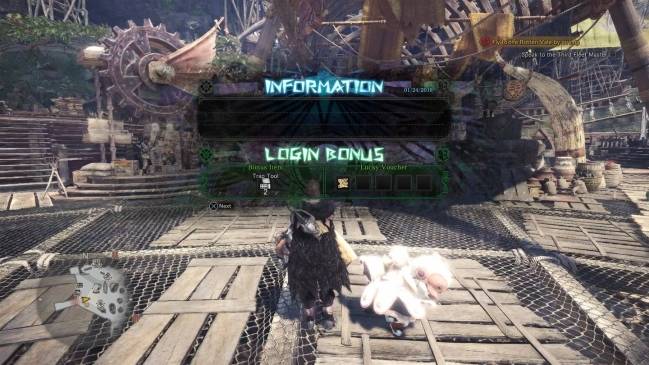 Nhận ticket miễn phí trong Monster Hunter World