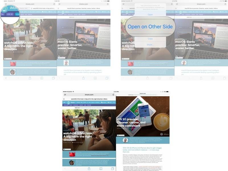 Cách mở liên kết trong cửa sổ đối diện Safari Views