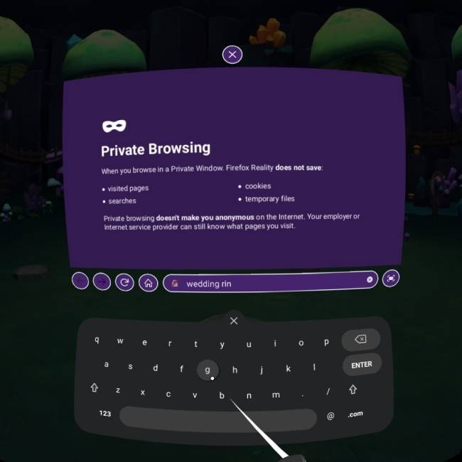Firefox Reality đảm bảo riêng tư