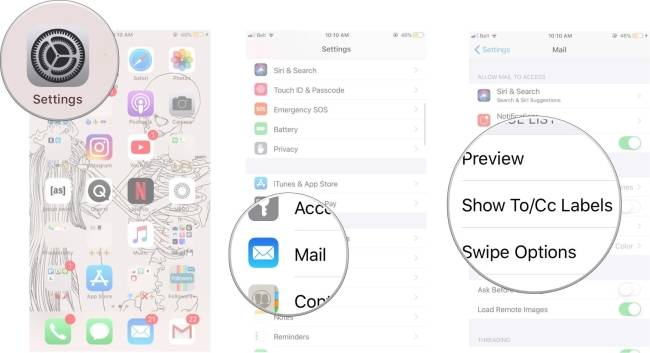 Cách thay đổi nhãn email trong Mail