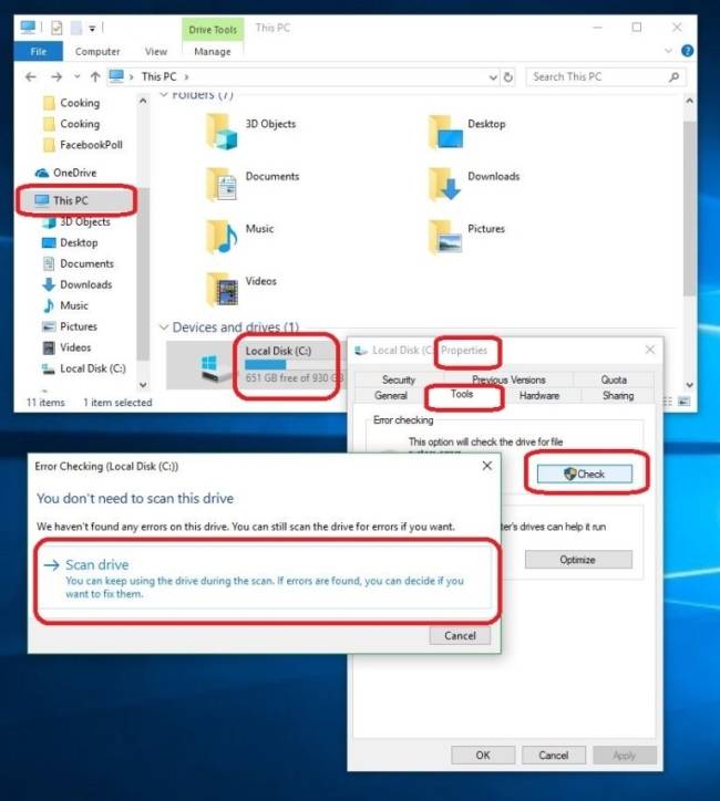 Phát hiện lỗi ổ đĩa PC