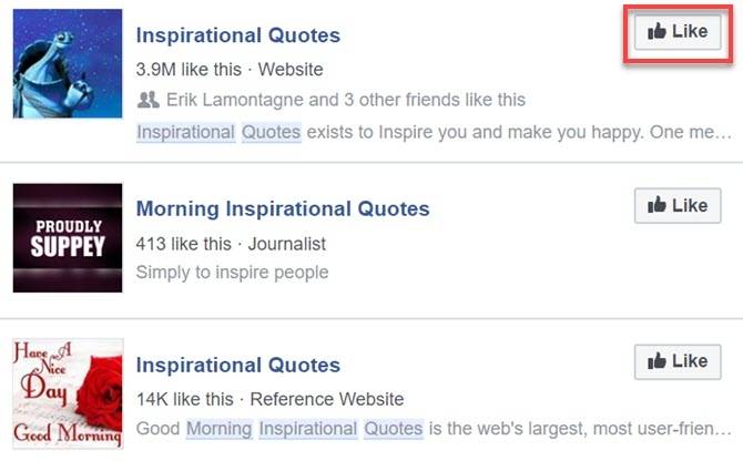 Những trang tích cực trên Facebook