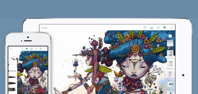 Adobe Photoshop Sketch cho iOS