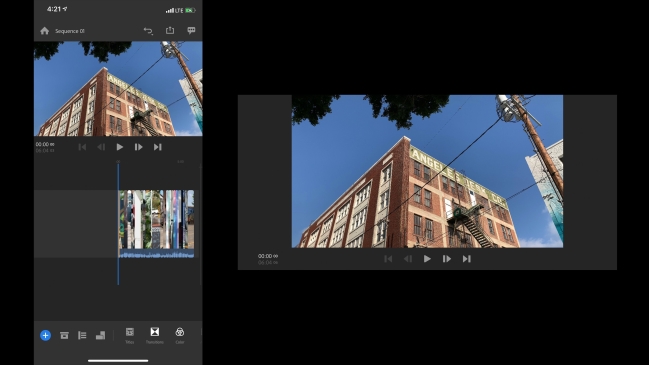 Chỉnh sửa video trên Adobe Premiere Rush CC