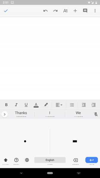 Cách gõ bằng mã morse trên Android