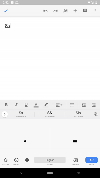 Gõ bằng mã morse trên smartphone Android