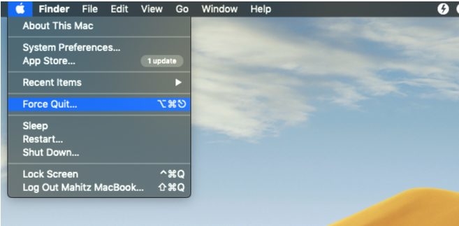 Buộc Finder đóng