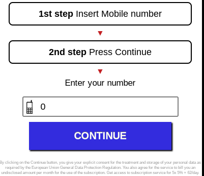Một ví dụ web ẩn tính phí mobile 