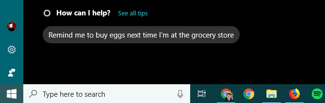 Thanh tìm kiếm của Windows 10