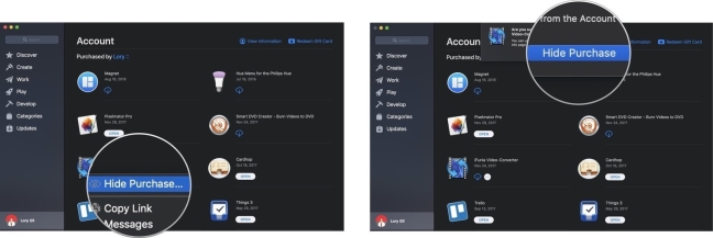 Ẩn ứng dụng đã mua thật đơn giản trên macbook