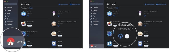 Ẩn ứng dụng đã mua trên Mac