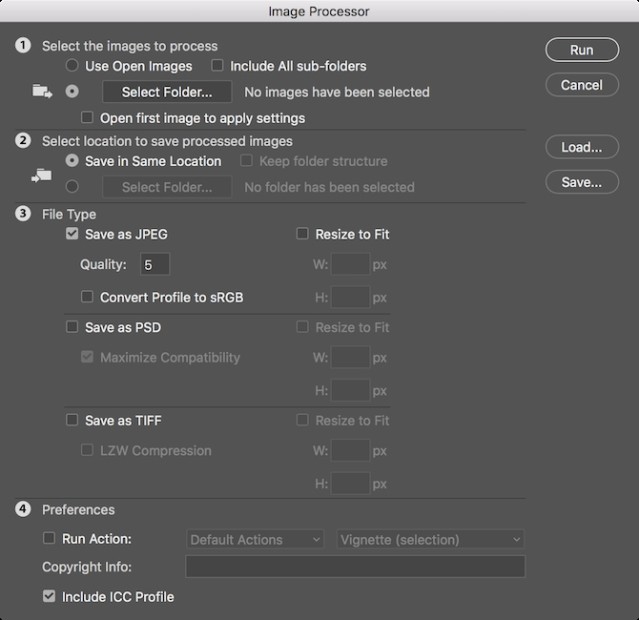 Thay đổi kích thước ảnh hàng loạt trong Photoshop